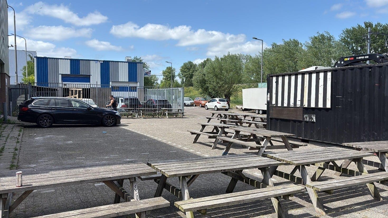 Buitenterrein bij Podium Oost